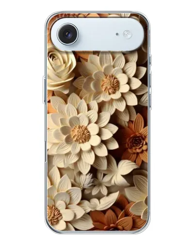 Чехол для iPhone 17 Air с картинкой «Бежевый флористический декор» Чехол для iPhone 17 Air с картинкой «Бежевый флористический декор»