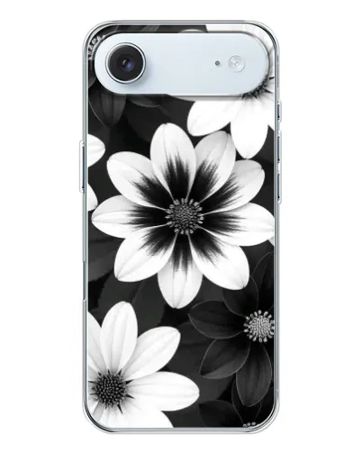Чехол для iPhone 17 Air с картинкой «Монохромные астры» Чехол для iPhone 17 Air с картинкой «Монохромные астры»