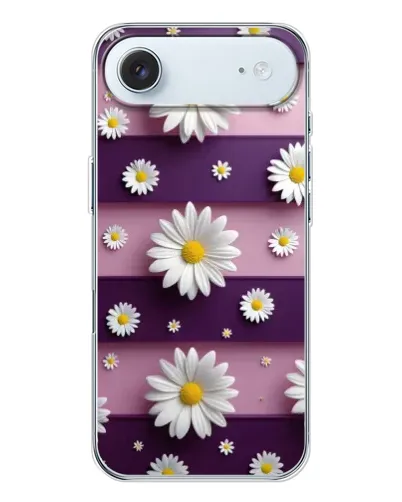 Чехол для iPhone 17 Air с картинкой «Ромашки на фиолетовом» Чехол для iPhone 17 Air с картинкой «Ромашки на фиолетовом»