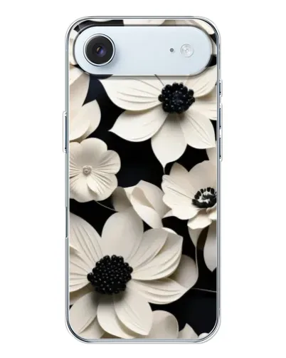 Чехол для iPhone 17 Air с картинкой «Объемные белые цветы» Чехол для iPhone 17 Air с картинкой «Объемные белые цветы»