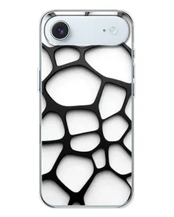 Чехол для iPhone 17 Air с картинкой «Белая объемная сетка» Чехол для iPhone 17 Air с картинкой «Белая объемная сетка»