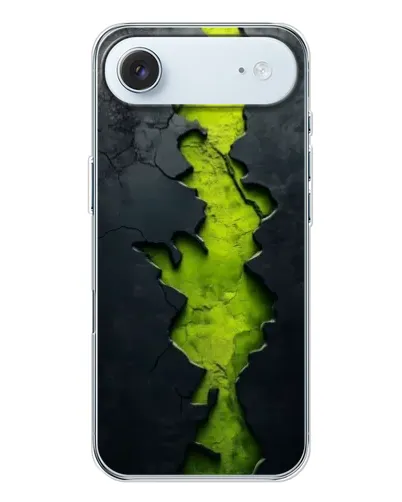 Чехол для iPhone 17 Air с картинкой «Салатовый разлом скалы» Чехол для iPhone 17 Air с картинкой «Салатовый разлом скалы»