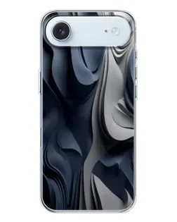 Чехол для iPhone 17 Air с картинкой «Объемные синие складки» Чехол для iPhone 17 Air с картинкой «Объемные синие складки»