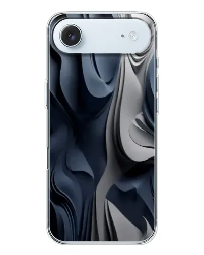 Чехол для iPhone 17 Air с картинкой «Объемные синие складки» Чехол для iPhone 17 Air с картинкой «Объемные синие складки»