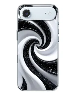 Чехол для iPhone 17 Air с картинкой «Черно-белая спираль» Чехол для iPhone 17 Air с картинкой «Черно-белая спираль»