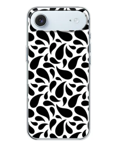 Чехол для iPhone 17 Air с картинкой «Контрастные черные капли» Чехол для iPhone 17 Air с картинкой «Контрастные черные капли»
