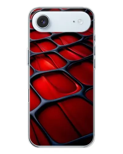 Чехол для iPhone 17 Air с картинкой «Красная глянцевая сетка» Чехол для iPhone 17 Air с картинкой «Красная глянцевая сетка»