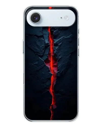 Чехол для iPhone 17 Air с картинкой «Kрасная лавовая трещина» Чехол для iPhone 17 Air с картинкой «Kрасная лавовая трещина»