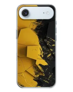 Чехол для iPhone 17 Air с картинкой «Золотые осколки геометрии»