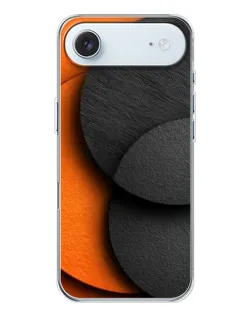 Чехол для iPhone 17 Air с картинкой «Геометрия оранжевых кругов»