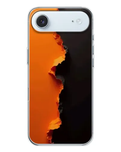 Чехол для iPhone 17 Air с картинкой «Оранжевый разлом» Чехол для iPhone 17 Air с картинкой «Оранжевый разлом»
