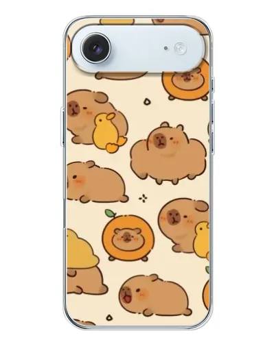 Чехол для iPhone 17 Air с картинкой «Капибары с апельсинами» Чехол для iPhone 17 Air с картинкой «Капибары с апельсинами»