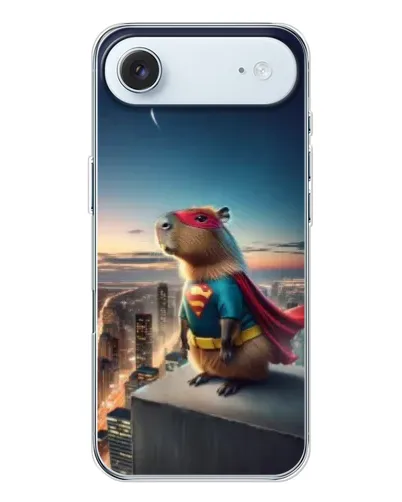 Чехол для iPhone 17 Air с картинкой «Капи-мен супергерой» Чехол для iPhone 17 Air с картинкой «Капи-мен супергерой»