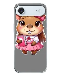Чехол для iPhone 17 Air с картинкой «Девочка капибара»