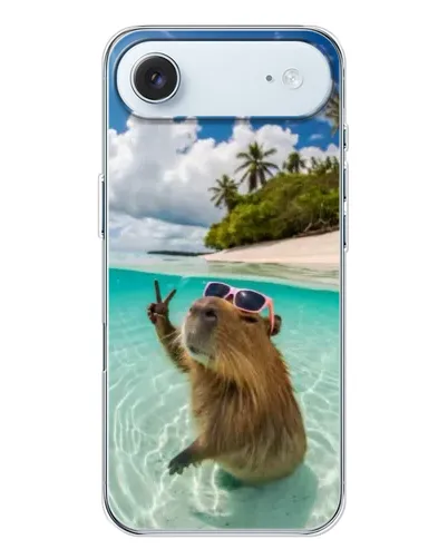 Чехол для iPhone 17 Air с картинкой «Капибара на море» Чехол для iPhone 17 Air с картинкой «Капибара на море»