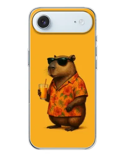 Чехол для iPhone 17 Air с картинкой «Капибара на отдыхе» Чехол для iPhone 17 Air с картинкой «Капибара на отдыхе»