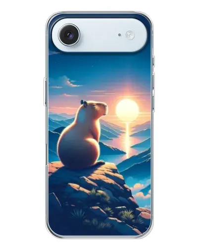 Чехол для iPhone 17 Air с картинкой «Закат солнца с капибарой» Чехол для iPhone 17 Air с картинкой «Закат солнца с капибарой»