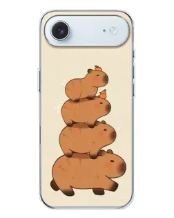 Чехол для iPhone 17 Air с картинкой «Башня из капибар»