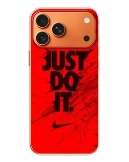 Чехол для iPhone 17 Pro Max с картинкой «Nike Just Do It»