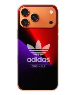 Чехол для iPhone 17 Pro Max с картинкой «Adidas Red Neon»