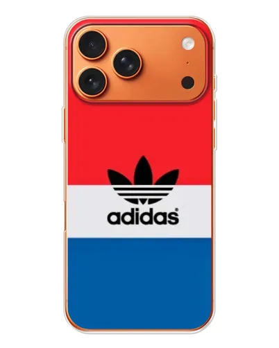 Чехол для iPhone 17 Pro Max с картинкой «Ретро блоки Adidas»