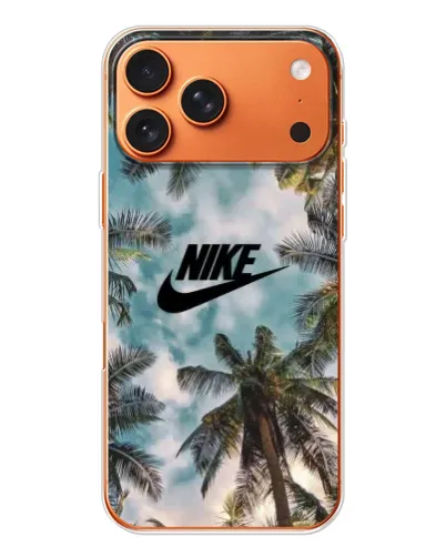 Чехол для iPhone 17 Pro Max с картинкой «Тропический принт Nike» Чехол для iPhone 17 Pro Max с картинкой «Тропический принт Nike»