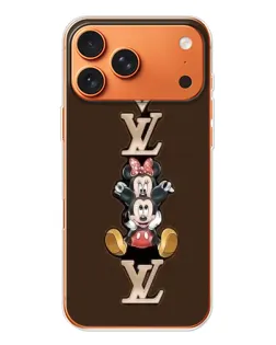 Чехол для iPhone 17 Pro Max с картинкой «LV и Микки Маус» Чехол для iPhone 17 Pro Max с картинкой «LV и Микки Маус»