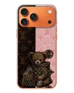 Чехол для iPhone 17 Pro Max с картинкой «Мишка в стиле LV» Чехол для iPhone 17 Pro Max с картинкой «Мишка в стиле LV»