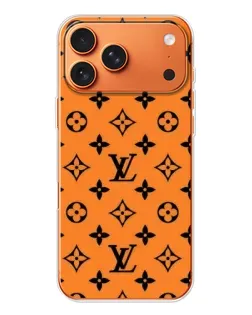 Чехол для iPhone 17 Pro Max с картинкой «Оранжевый стиль LV» Чехол для iPhone 17 Pro Max с картинкой «Оранжевый стиль LV»