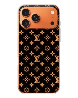 Чехол для iPhone 17 Pro Max с картинкой «Золотая монограмма LV» Чехол для iPhone 17 Pro Max с картинкой «Золотая монограмма LV»