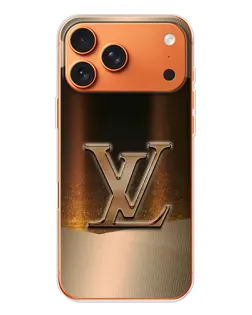 Чехол для iPhone 17 Pro Max с картинкой «LV — золотое сияние» Чехол для iPhone 17 Pro Max с картинкой «LV — золотое сияние»