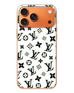 Чехол для iPhone 17 Pro Max с картинкой «Монохромный хаос LV» Чехол для iPhone 17 Pro Max с картинкой «Монохромный хаос LV»