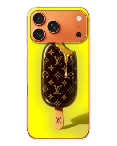 Чехол для iPhone 17 Pro Max с картинкой «Мороженое от LV»