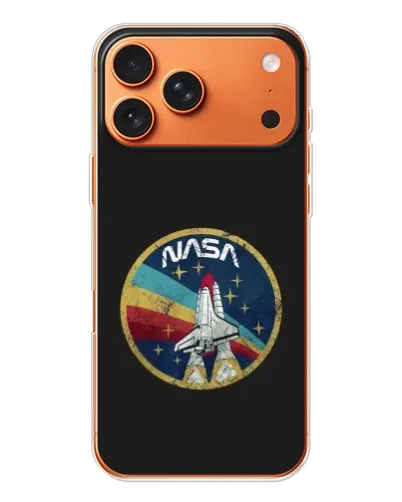 Чехол для iPhone 17 Pro Max с картинкой «NASA — эмблема миссии»