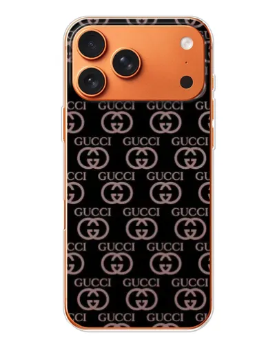 Чехол для iPhone 17 Pro Max с картинкой «Классическая монограмма Gucci»