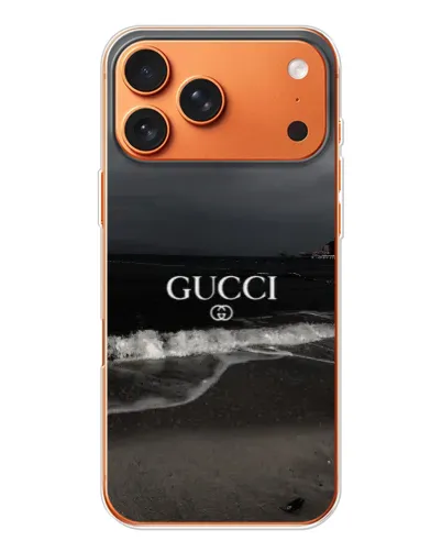 Чехол для iPhone 17 Pro Max с картинкой «Gucci — морской прибой»