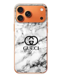 Чехол для iPhone 17 Pro Max с картинкой «Gucci — мраморный шик»