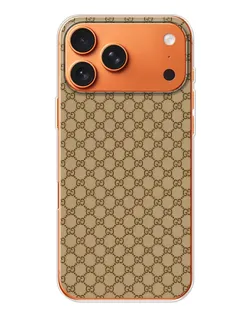 Чохол для iPhone 17 Pro Max з картинкою «Gucci — класичний беж»