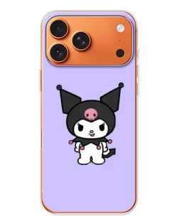 Чехол для iPhone 17 Pro Max с картинкой «Kuromi — нежный фиолетовый»