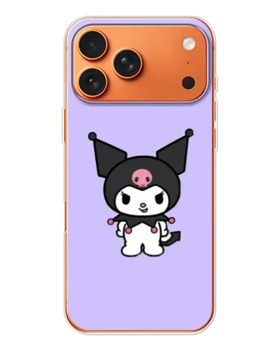 Чехол для iPhone 17 Pro Max с картинкой «Kuromi — нежный фиолетовый»