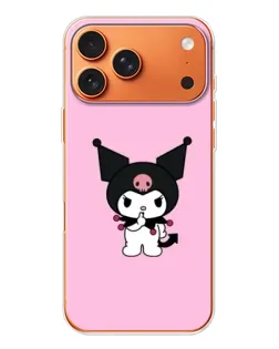 Чехол для iPhone 17 Pro Max с картинкой «Kuromi — розовая нежность»