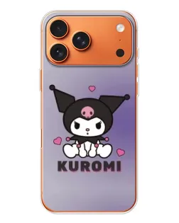 Чехол для iPhone 17 Pro Max с картинкой «Kuromi — фиолетовый арт»