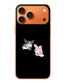 Чехол для iPhone 17 Pro Max с картинкой «My Melody и Kuromi»
