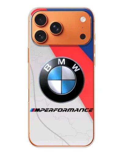 Чехол для iPhone 17 Pro Max с картинкой «BMW Performance стиль»