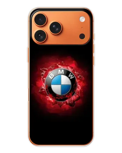 Чехол для iPhone 17 Pro Max с картинкой «Логотип BMW — вспышка»
