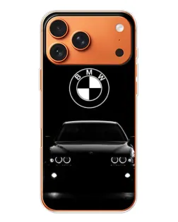 Чехол для iPhone 17 Pro Max с картинкой «BMW — взгляд из темноты»
