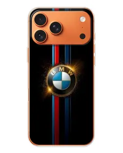 Чехол для iPhone 17 Pro Max с картинкой «BMW M-Power неон»