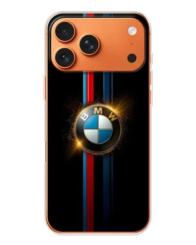 Чехол для iPhone 17 Pro Max с картинкой «BMW M-Power неон»