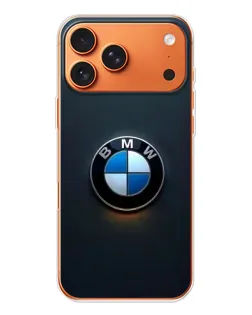 Чехол для iPhone 17 Pro Max с картинкой «Логотип BMW — минимализм»