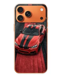 Чехол для iPhone 17 Pro Max с картинкой «BMW на красной дорожке»